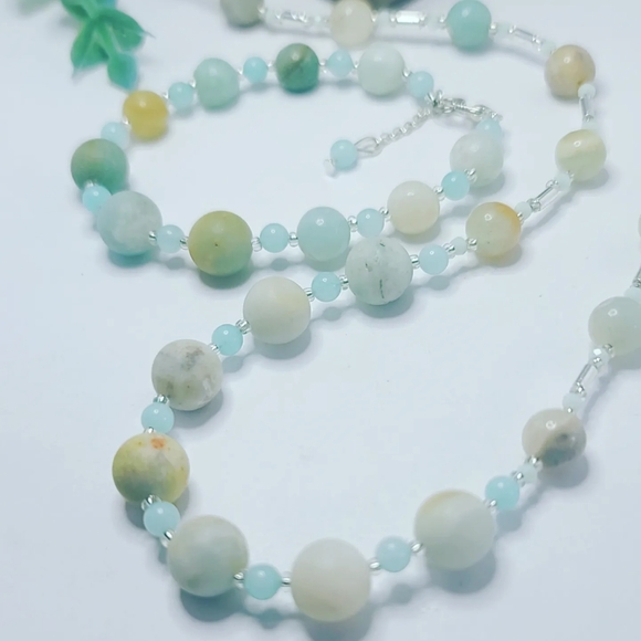 Amazonite necklace - Picture 5 of 6